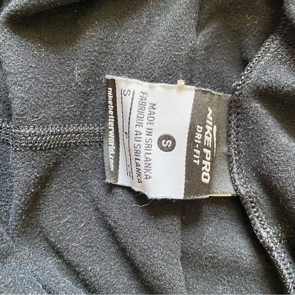 Nike Pro Dri-Fit high neck drawstring Jogger Sz S - Picture 4 of 6